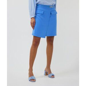 NWT ESQUALO Blue Short City Skirt
